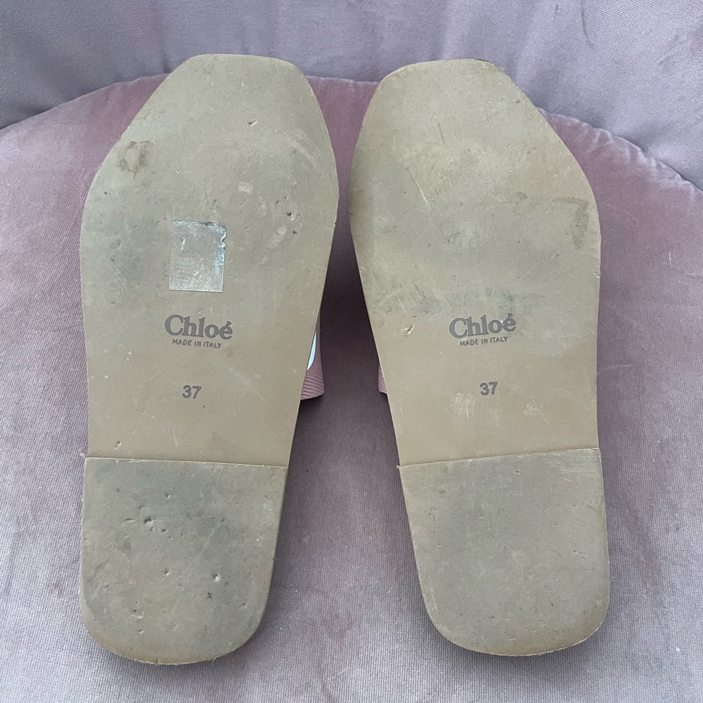 Chloé Woody Pink Slide Sandals - Picture 7 of 7